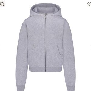 SKIMS classic zip up hoodie